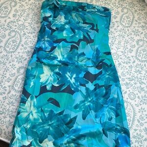 blue floral dress size S